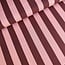 Capsule Fabrics Cotton Poplin - Vertical Burgundy  / Salmon