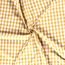 Cotton checks vichy 1cm Oker