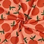 De Stoffenkamer Canvas katoen summer fruit - oranges pink