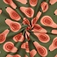 De Stoffenkamer Canvas katoen summer fruit - papaya green