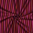 De Stoffenkamer Canvas katoen vertical stripes multi purple