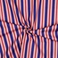 De Stoffenkamer Canvas katoen vertical stripes multi pink / royal