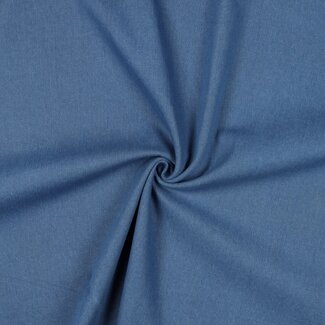 Cotton Denim Jeans Washed enzyme blue 330Gr