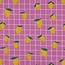 Gelamineerde katoen - summer grid pink lemons