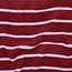 De Stoffenkamer Rekbare badstof - spons stripes - Burgundy / pink
