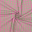 Seersucker Cotton - checks raspberry / green