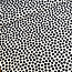 Viscose blouse creamy white polka dots black