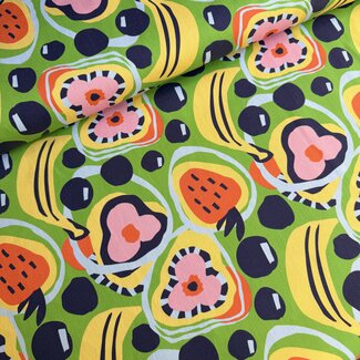 De Stoffenkamer Canvas katoen Karina Kind - fruit salad