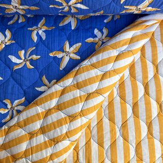 De Stoffenkamer Stepped Cotton Double Gauze tetra - Lotus Royal