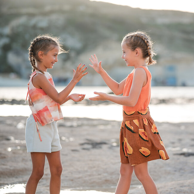 See You At Six SYAS Linen Mix - papaya