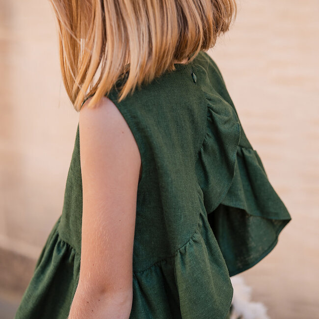 See You At Six SYAS Linen Mix - groenere weiden