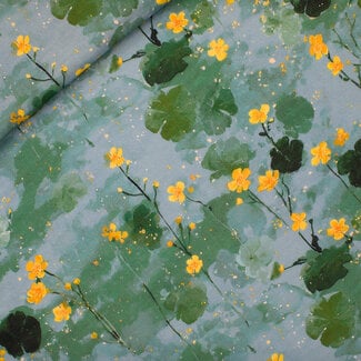 See You At Six COUPON - 45cm - SYAS Double Gauze marsh marigold