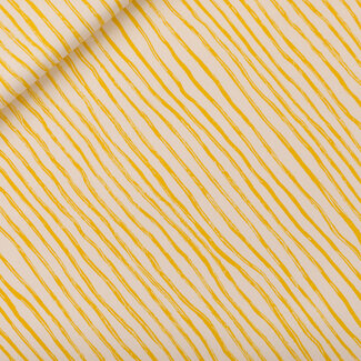 See You At Six SYAS Canvas Gabardine wiggly verticals geel