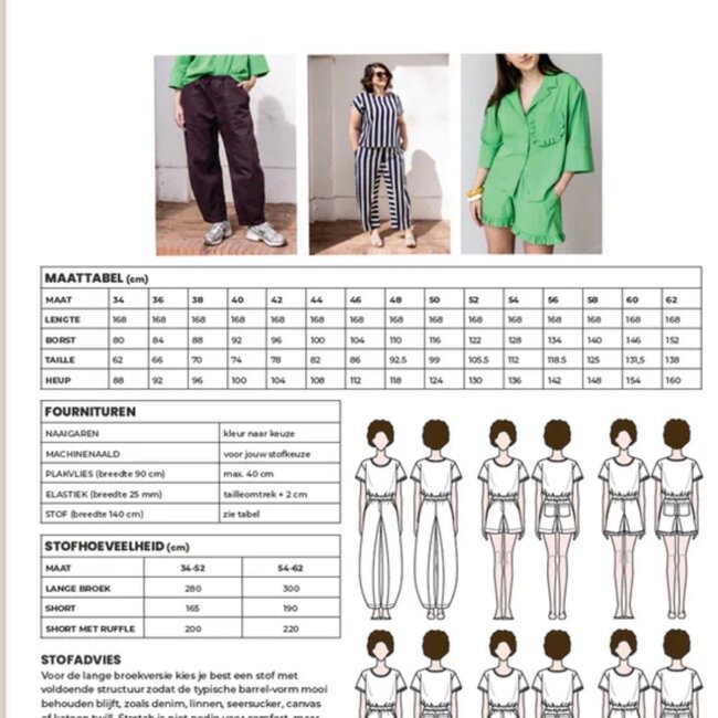 Notches Tiki broek  dames