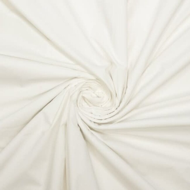 Fibre Mood Cotton Poplin Stonewashed paper touch - gebroken wit