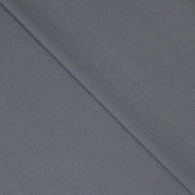 Fibre Mood Cotton Poplin Stonewashed paper touch - antraciet