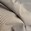 De Stoffenkamer Cotton Poplin fine stripes - caramel