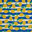 De Stoffenkamer Stevige katoen Canvas - striped summer lemons
