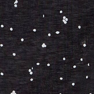 Nani Iro Nani Iro - poesia visual Linen Mix black
