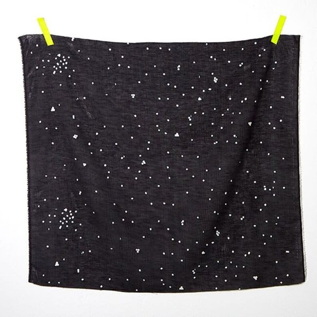 Nani Iro Nani Iro - poesia visual Linen Mix black
