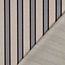 De Stoffenkamer Stevige katoen Canvas - naturel stripes - blue