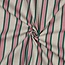 De Stoffenkamer Stevige katoen Canvas - naturel stripes - pink