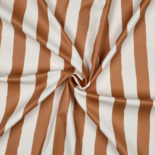 Regen jekker vertical stripes - caramel