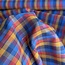 De Stoffenkamer Cotton Poplin - fall checks metallic