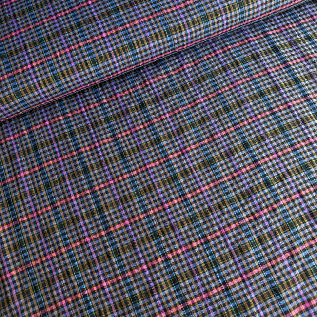 Bubble Fall Cotton - pink blue