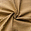 Seersucker Cotton - vichy brown/ocre