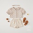De Stoffenkamer Linen Mix naturel hearts
