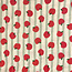 De Stoffenkamer Double Gauze Tetra red apples