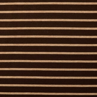 Soft viscose Knit - stripes brown
