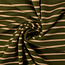 Soft viscose Knit - stripes khaki