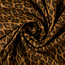 De Stoffenkamer Denim Cotton Mix Leopard -  caramel