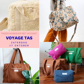 Workshop voyage tas zat. 17/10