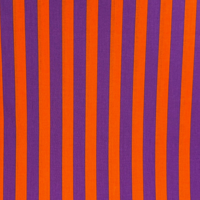 Kokka Cotton candy party by Kokka ‘26 - stripes orange