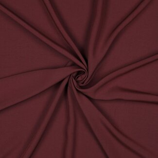 Ecovero Viscose Effen - burgundy
