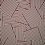 De Stoffenkamer Cotton Poplin - patchwork stripes burgundy