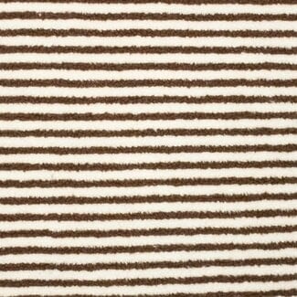 De Stoffenkamer Teddy stripes ecru/brown