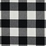 De Stoffenkamer Cotton Poplin big checks - black