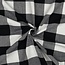 De Stoffenkamer Cotton Poplin big checks - black