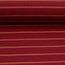 Tricot  - horizontal breton stripes - red/orange