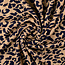 Heavy Knit Jacquard luipaard - marine