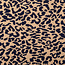 Heavy Knit Jacquard luipaard - marine