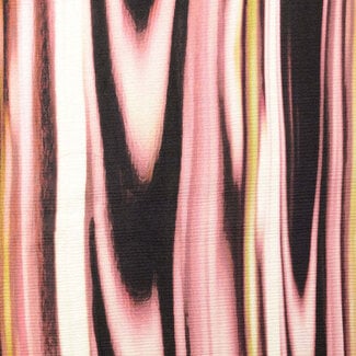 Viscose plissé abstract - roze ecru