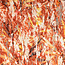 Viscose satijn bladeren - oranje rood