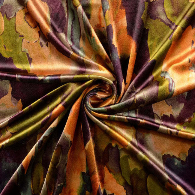 Velours batik - multi colour