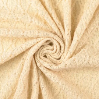 Soft knit cable - beige