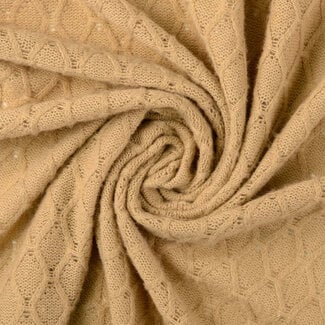Soft knit cable - sand